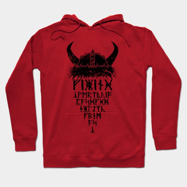 Viking Warrior Beard Hoodie by Scar